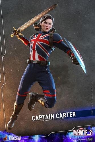 Figura Hot Toys Captain Carter Escala 1/6 Marvel What If...?
