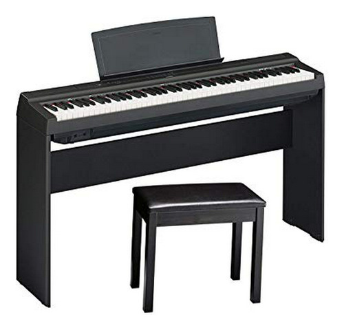 Yamaha P125 88-key Digital Piano Ponderado Bundle Con Mobili