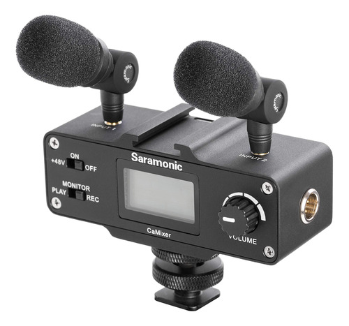 Saramonic Camixer Microfono Kit Doble Estereo Condensador +