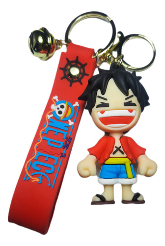 Combo Taza Mágica Llavero 3d Silicona Luffy One Piece Anime Negro Luffy One Piece