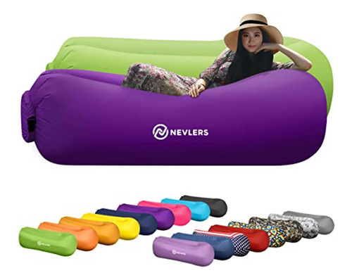 Nevlers Inflable Lounger Air Sofa - Sofá Inflable Portátil P