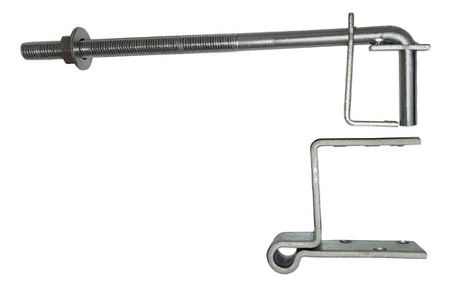 Dobradiça De Porteira Boca De Lobo 85mm Lateral Galvanizada Bonita e Resistente Abre para os dois lados