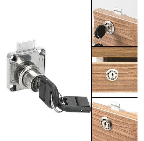 Cerradura Cuadrada Para Mueble Cajón Oficina