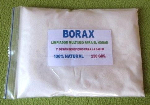 Borax, Limpiador Multiuso Para El Hogar, 250 Grs