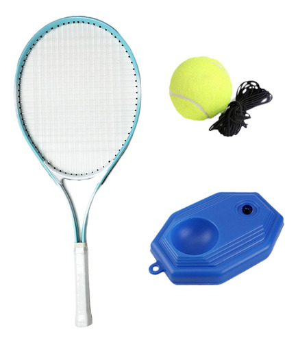 Pelota De De Tenis, Equipo De Entrenamiento De Raqueta Azul