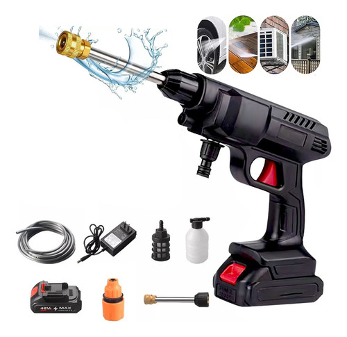 Hidrolavadora Portatil Cm-top Inalambrica Pistola Para Lavado Auto