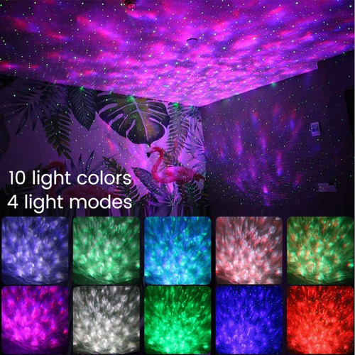 Imagen 4 de 5 de Proyector Led Galaxia Estrellas Universo Rgb