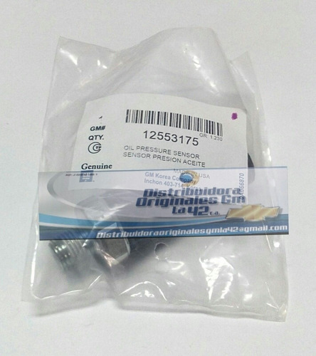 Valvula Presion Aceite Blazer 3 Pin Original Gm -*-