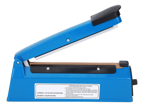 Sellador De Bolsas Pfs-200 210w, Sellado Térmico Por Impulso