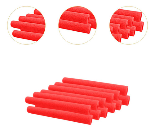 12pcs Trampoline Pole Foam Sleeves 15.75 Inch Parts Red