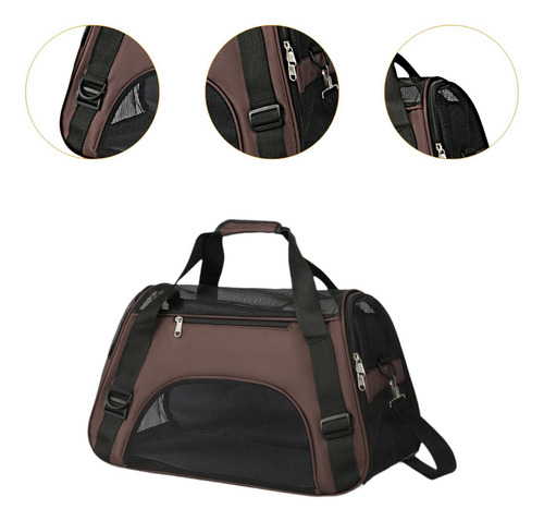 Bolsa De Viaje De Mascotas De Portabebia De Gato, Marrón M