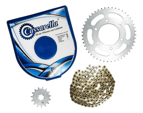 Kit Cadena Piñón Para Moto En125 Cassarella 14p 45c 428h124