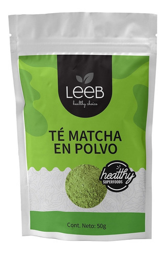 Leeb Matcha En Polvo Premium Bolsa Con 50 Gr
