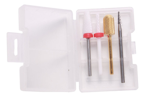 4x Brocas De Uñas De Material Acero De Tungsteno, -8