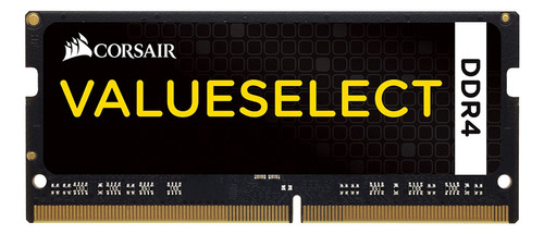 Memoria RAM Value Select gamer color negro  4GB 1 Corsair CMSO4GX4M1A2133C15