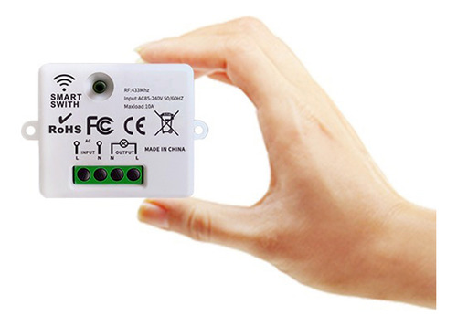 Interruptor Inteligente Modulo Rf433 1 Tecla Sem Fio