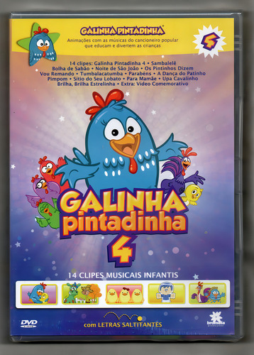 Dvd Galinha Pintadinha 4 - Original - Lacrado Versão do álbum Edição limitada