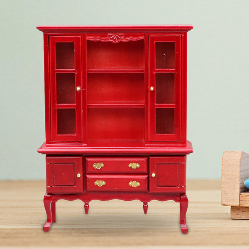 Nova Gabinete En Miniatura Para Casa De Muñecas, Modelo De
