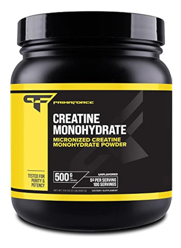 Primaforce Micronized Creatine Monohydrate Powder 500 Gramos