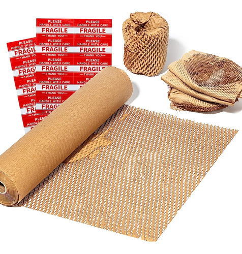 Mcfleet 15  X135 'honeycomb Packing Paper Wrap Roll, Materia