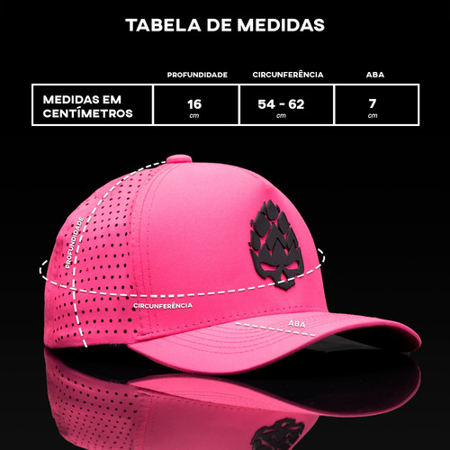 Boné Texo Trucker Neon Rosa Fluorescente Original Premium