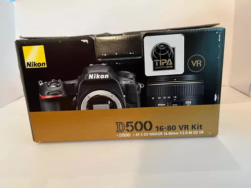Cámara Nikon D500 DSLR con lente de 16-80 mm