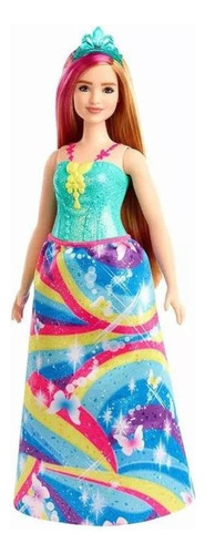 Muñeca Barbie Hada Dreamtopia Curvy Top Azul