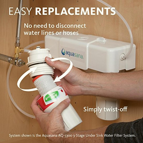 Aquasana Replacement Filter For 1-stage Under Counter Water