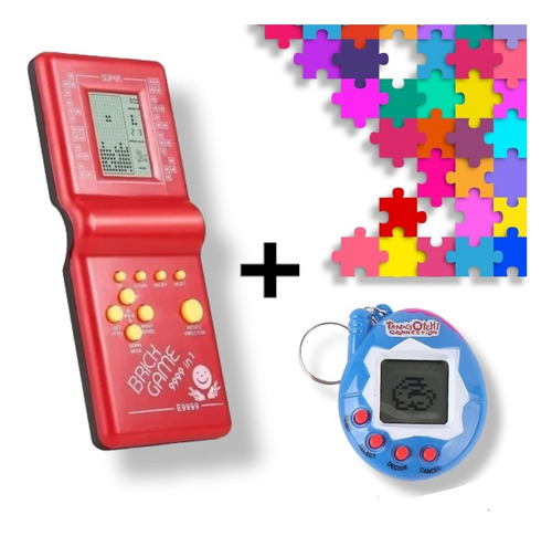 Tetris Brick Game 9999 En 1 Vintage Retro + Tamagotchi