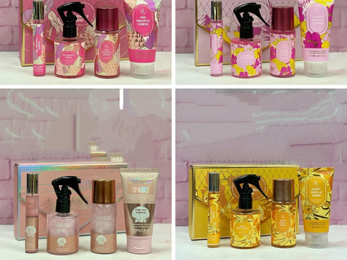 Kit De Perfumes Sweet Pink (4 Piezas)