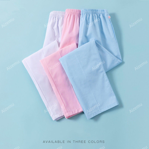 Pantalones De Uniforme De Enfermera Transpirables Para Mujer