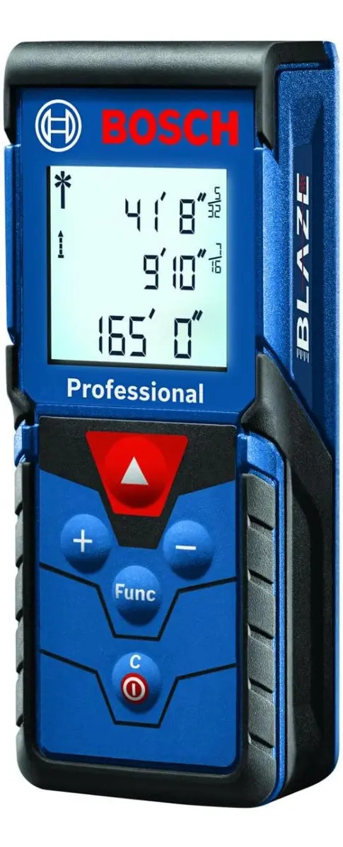 Trena Laser Digital Bosch Blaze Pro Glm165-40 165ft Distance