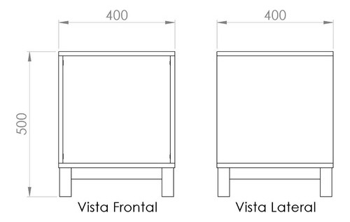Móvel Nicho Cubo Porta Vinil Lp Disco - Mdf Branco