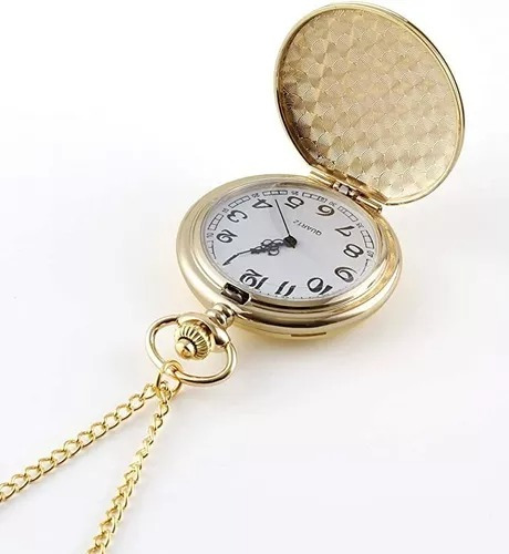 Oro Reloj Bolsillo Con Colgante Para Trajes Peaky Blinders
