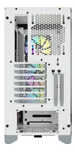 Gabinete Corsair Icue 4000x Rgb Midi-tower Atx Usb 3.0 B /vc Color Blanco