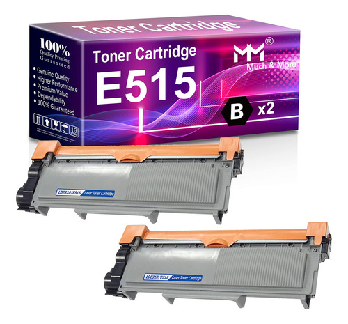 Lote De 2 Cartuchos De Tóner Compatibles Con Dell 593-bbke.