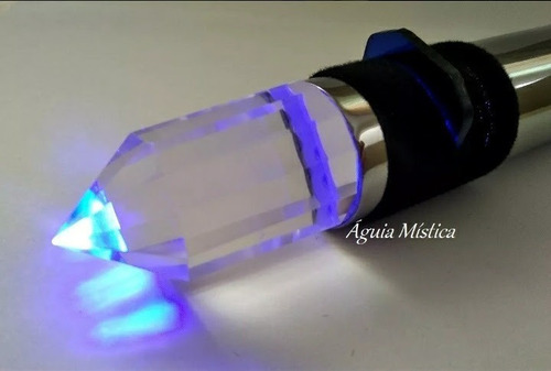 Bastão Atlante Cromoterapia Cristal Vogel Super Transparente