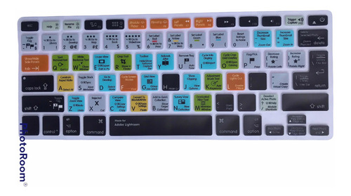 Teclado Generico Atajos Lightroom Macbook Pro Air Retina