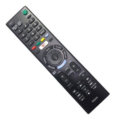 Control Remoto Compatible Con Sony Led Tecla Netflix 3858 