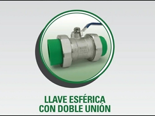 Llave De Paso Esférica Con Doble Unión 160 Mm Donsen