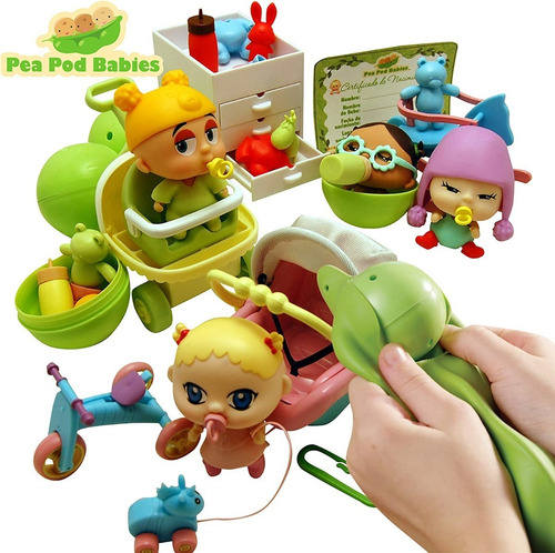 Mini Bebé Pea Set + 25 Sorpresas