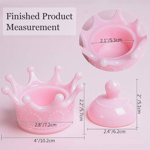X Caja Moldes Resina Moldes Silicona Para Joyeros Corona