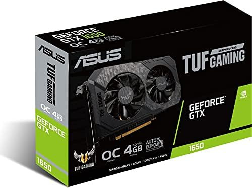 Asus Geforce Gtx 1650 Tuf Gaming Oc Edition 4gb Gddr6 Tuf-gt