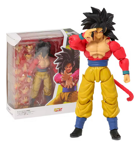 Muñeco Pelicula Dragon Ball Z Super Heroes Daima Goku Ssj 4 (Reacondicionado)