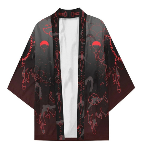 Imagen 2 de 4 de Envio Gratis Naruto Cosplays Hombre Mujer Cardigan Kimono