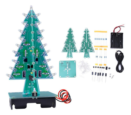 Kit De Circuito Electrónico Para Árbol De Navidad 3d, Diseño