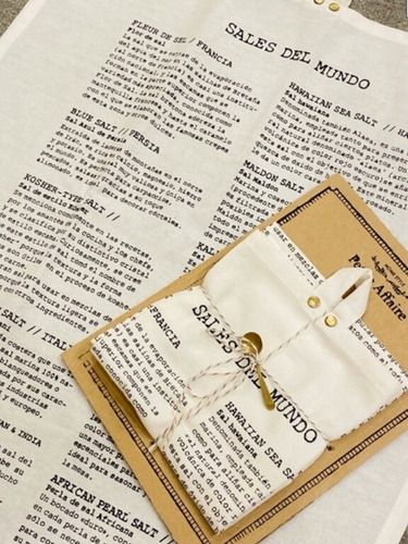 Imagen 3 de 4 de Paño De Cocina Sales Del Mundo Diseño Y Deco
