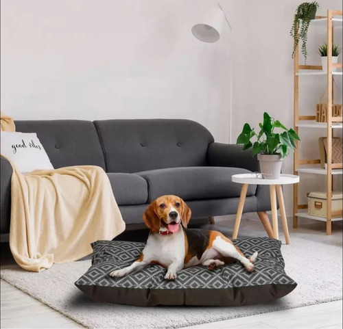 Vibrant Life Cama Para Mascotas Almohada Acolchada Gris Oscuro