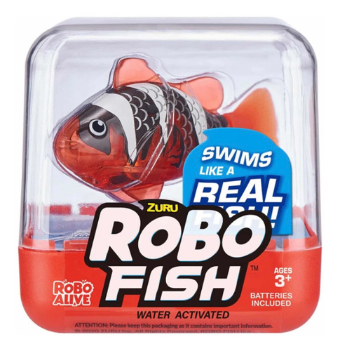 Zuru Robo Fish Pez Electrónico Fish Alive Unidad Rojo Serie2