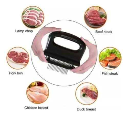 Ablandador De Carne Con Cuchillas De Acero Inoxidable